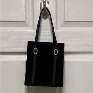 Jeanne Lottie | Formal Chic | Black | Embellished | Velvet | Mini Evening Bag